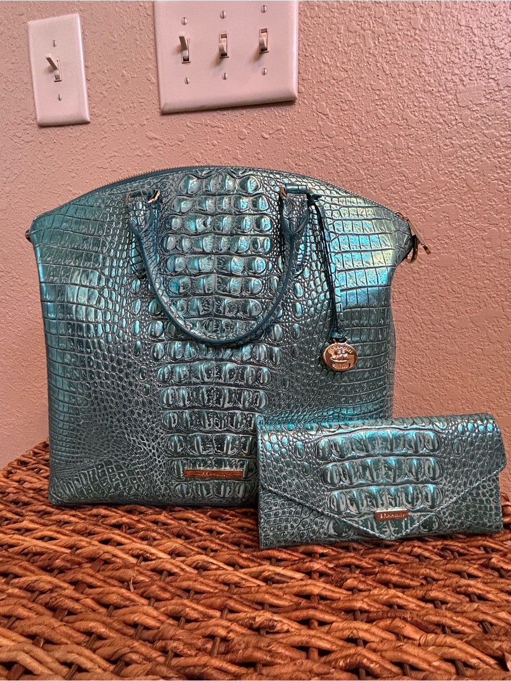 Brahmin duxbury and Wallet Set